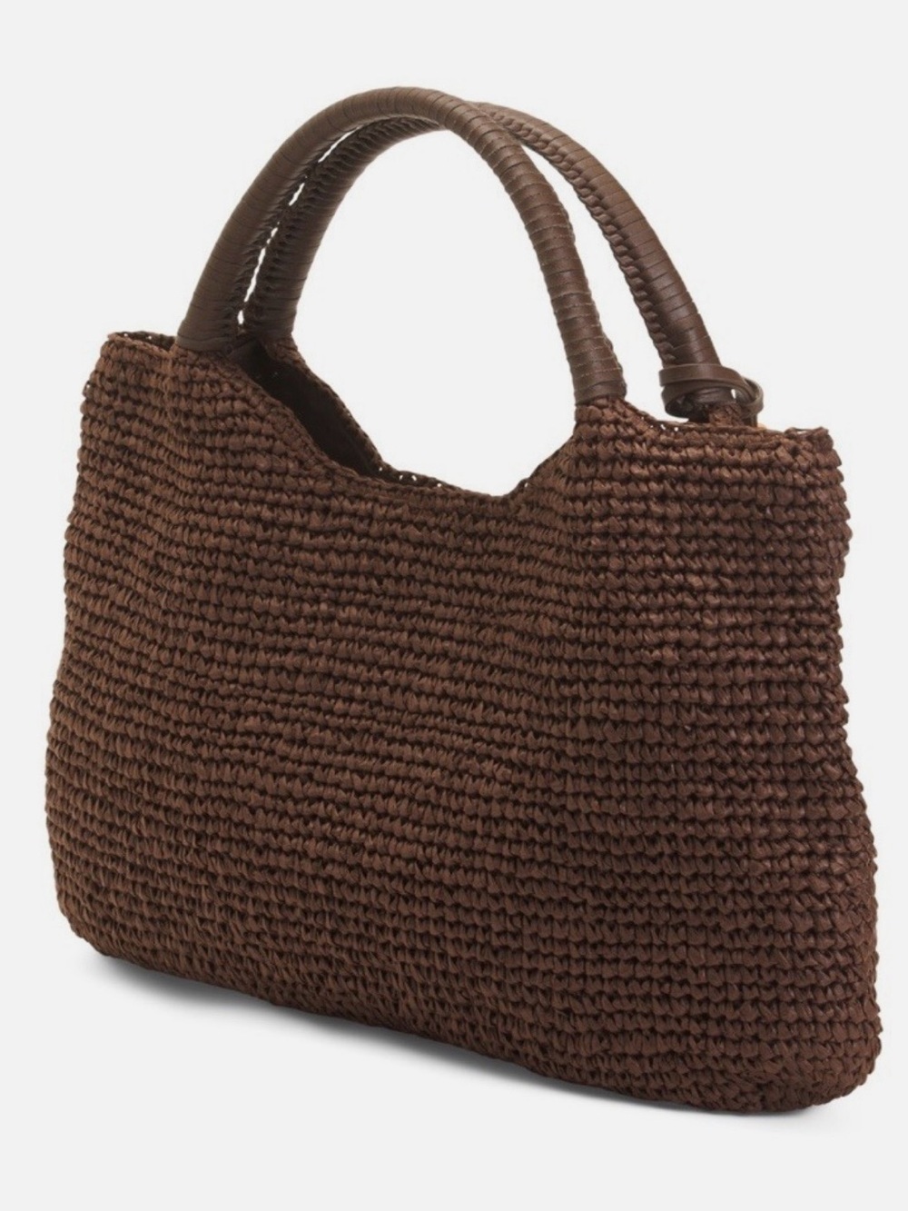 Tommy Bahama Brown Woven Tote with Tassel brown - Picture 2 of 8